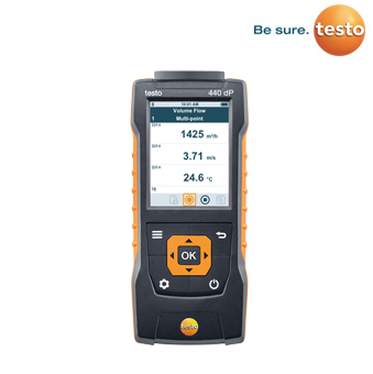 testo440 Air Velocity and IAQ measuring instrument