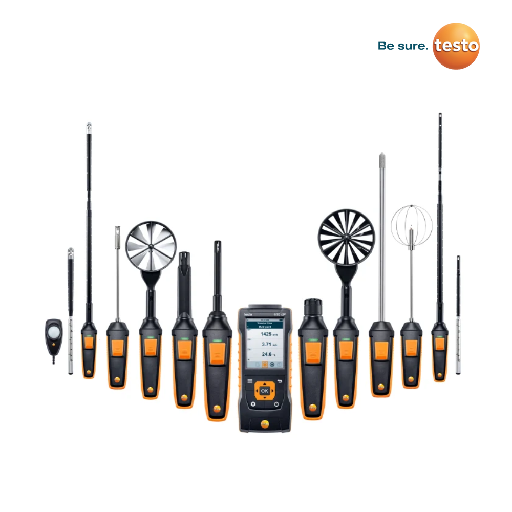 Testo 440 เครื่องวัดความเร็วลม และคุณภาพอากาศภายในอาคาร