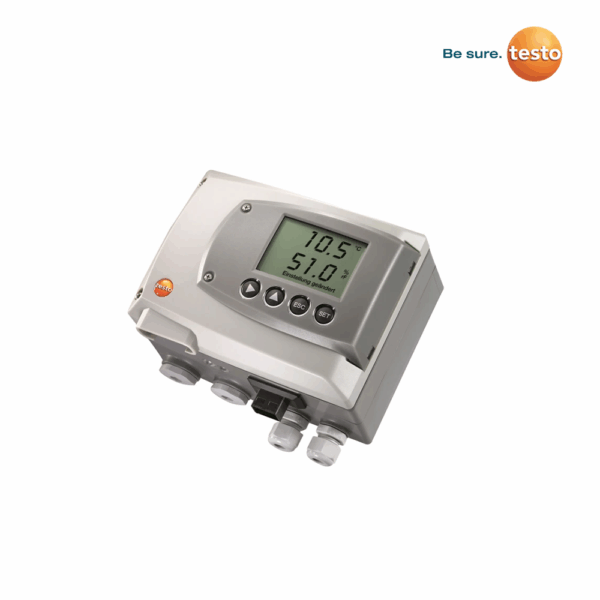 testo 6651 Temperature, relative humidity, CO2, and air pressure meter.