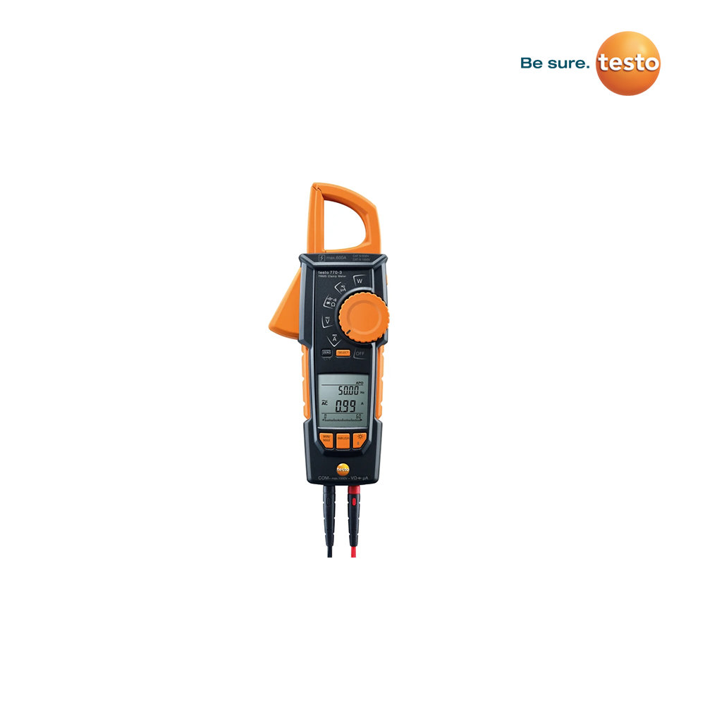 Testo 770 3 Clamp Meter Front