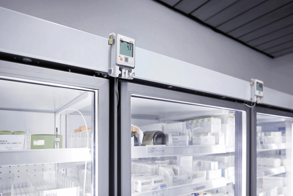 Testo 162 T2 Application Pharma Fridge
