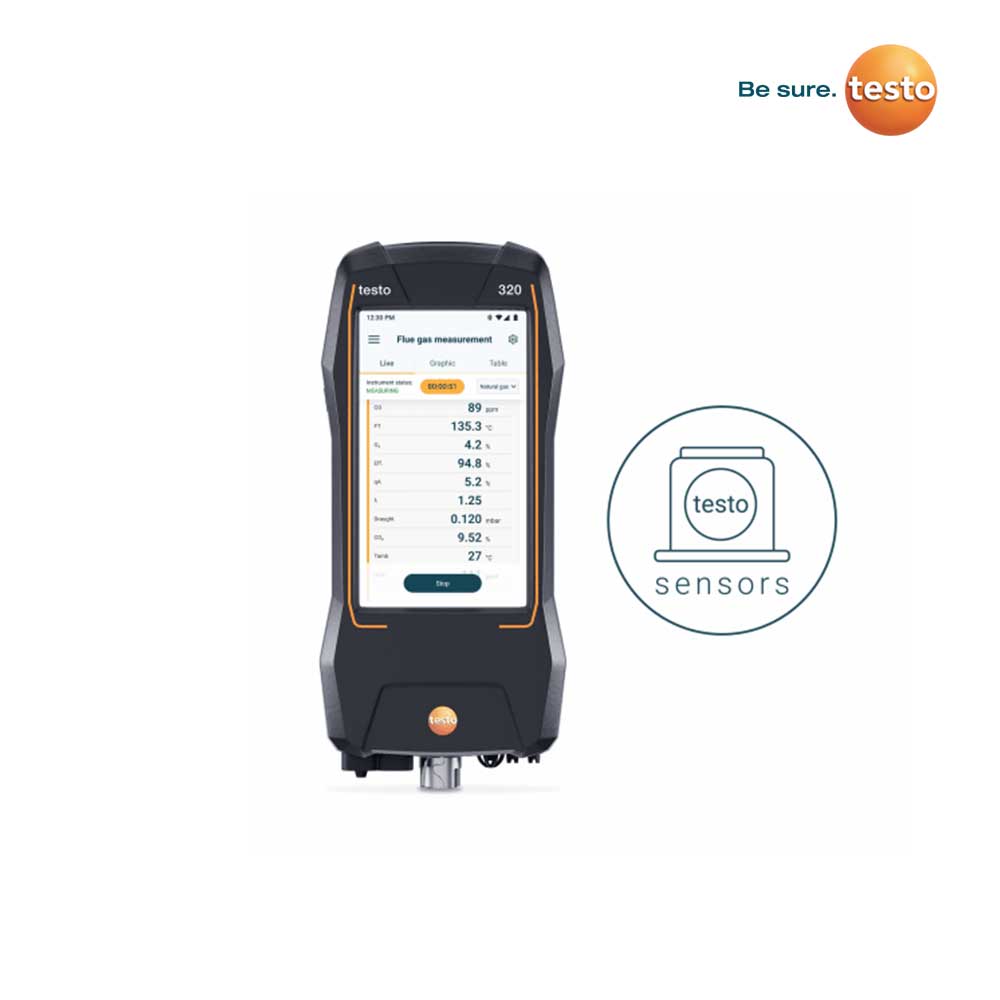 Testo 320 Standard Flue Gas Analyzer Sensor