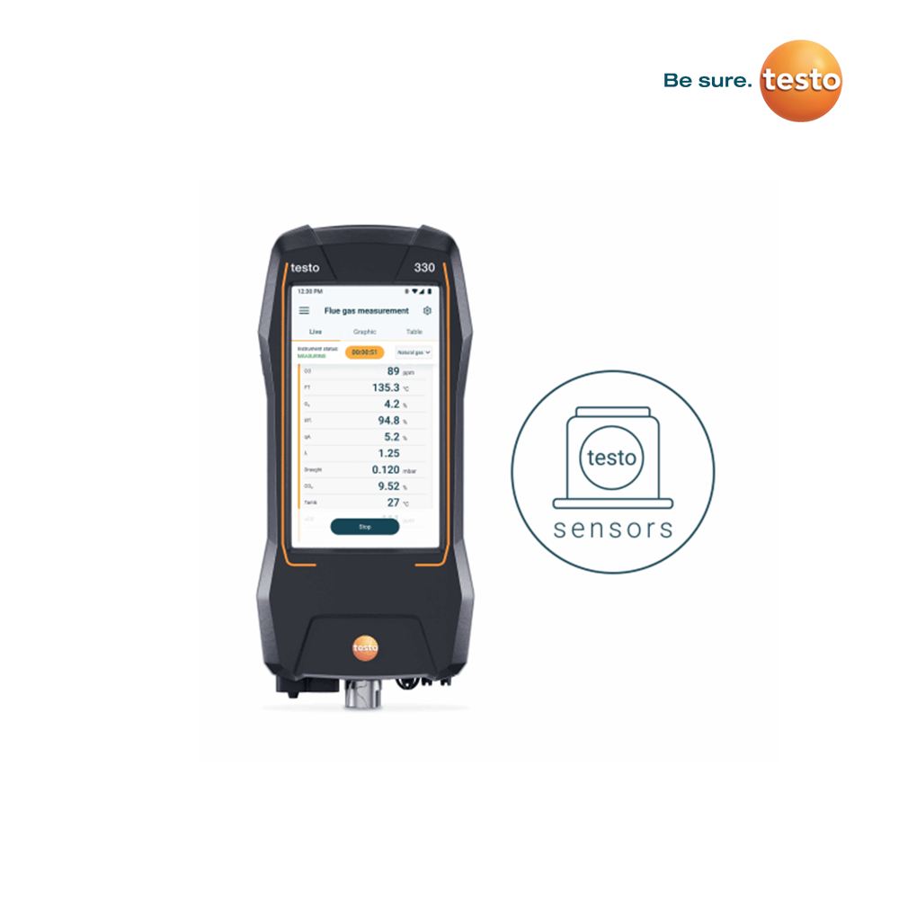 Testo 330 Flue Gas Analyzer Sensor
